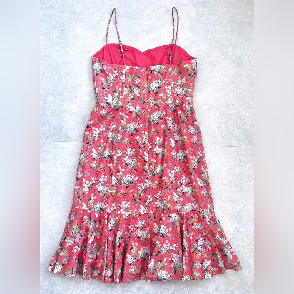 J.Crew Liberty Josephine Floral Ruffle-Hem Midi Dress | Size 8 - Picture 5 of 16
